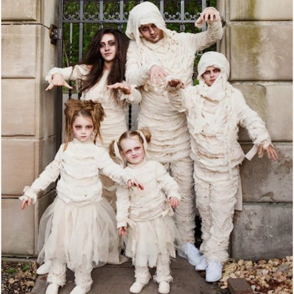 Mummy Costume for Adults Men's Mummy Wrap Outfit